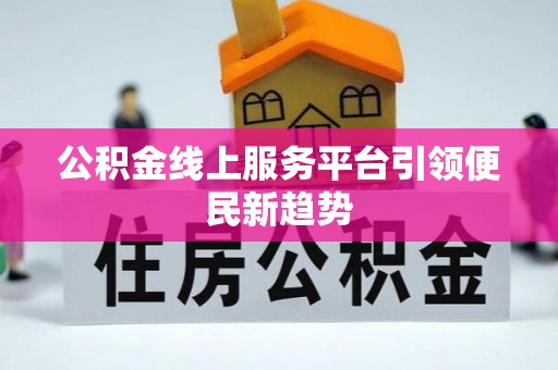 溪口公积金线上服务平台引领便民新趋势