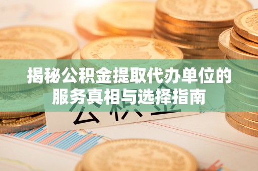 溪口揭秘公积金提取代办单位的服务真相与选择指南