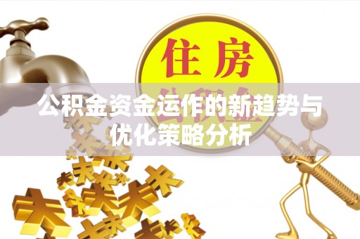 溪口公积金资金运作的新趋势与优化策略分析