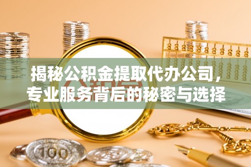 溪口揭秘公积金提取代办公司，专业服务背后的秘密与选择指南