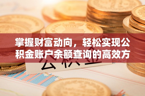 溪口掌握财富动向，轻松实现公积金账户余额查询的高效方式