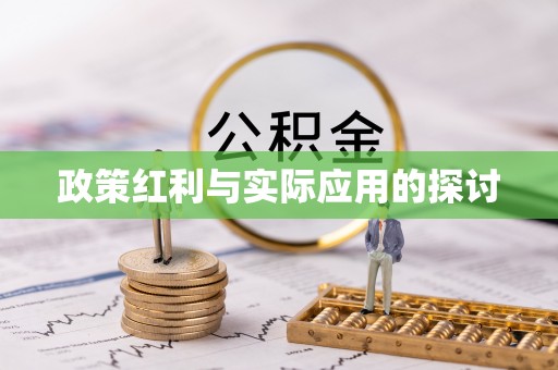 溪口政策红利与实际应用的探讨