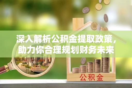 溪口深入解析公积金提取政策，助力你合理规划财务未来