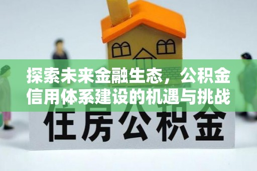 溪口探索未来金融生态，公积金信用体系建设的机遇与挑战