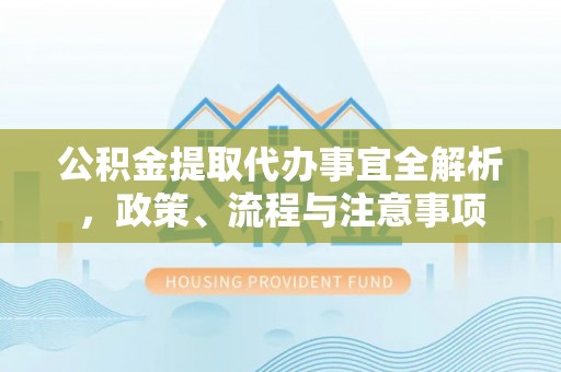 溪口公积金提取代办事宜全解析，政策、流程与注意事项