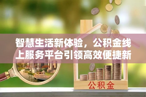 溪口智慧生活新体验，公积金线上服务平台引领高效便捷新时代