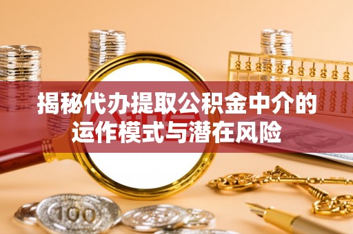 溪口揭秘代办提取公积金中介的运作模式与潜在风险