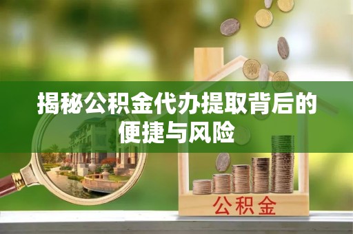 溪口揭秘公积金代办提取背后的便捷与风险