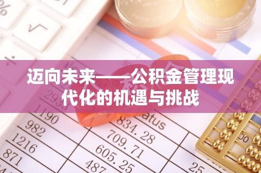 溪口迈向未来——公积金管理现代化的机遇与挑战