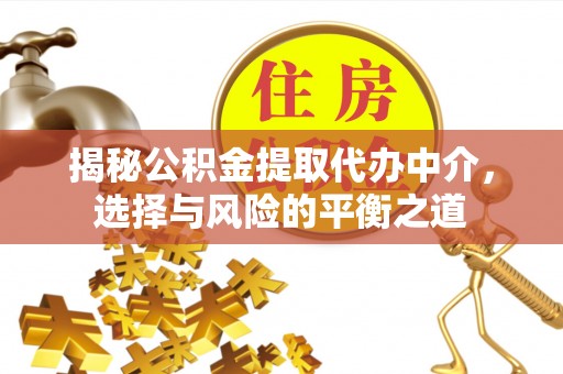 溪口揭秘公积金提取代办中介，选择与风险的平衡之道