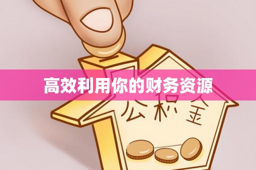 溪口高效利用你的财务资源